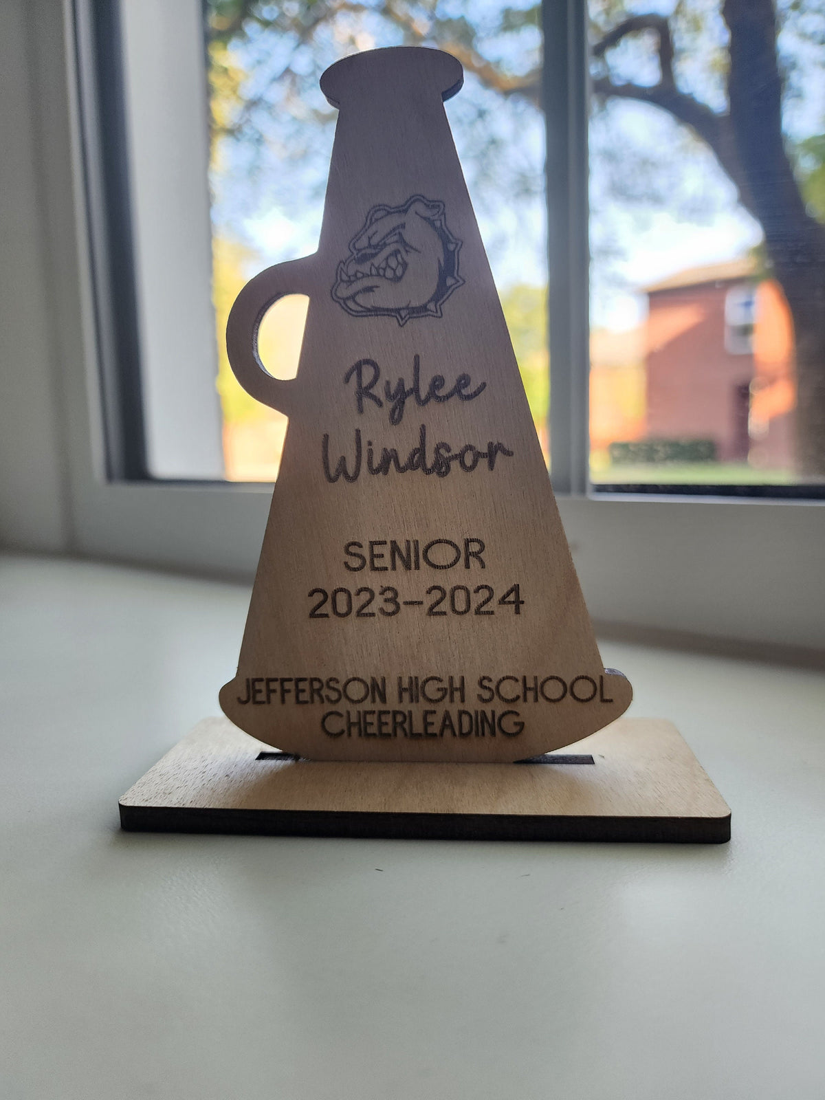Personalized Cheer Gift, Custom Cheer Megaphone, Cheerleading Senior Night 2026 Senior Cheer Gift, Football Cheerleading, Per