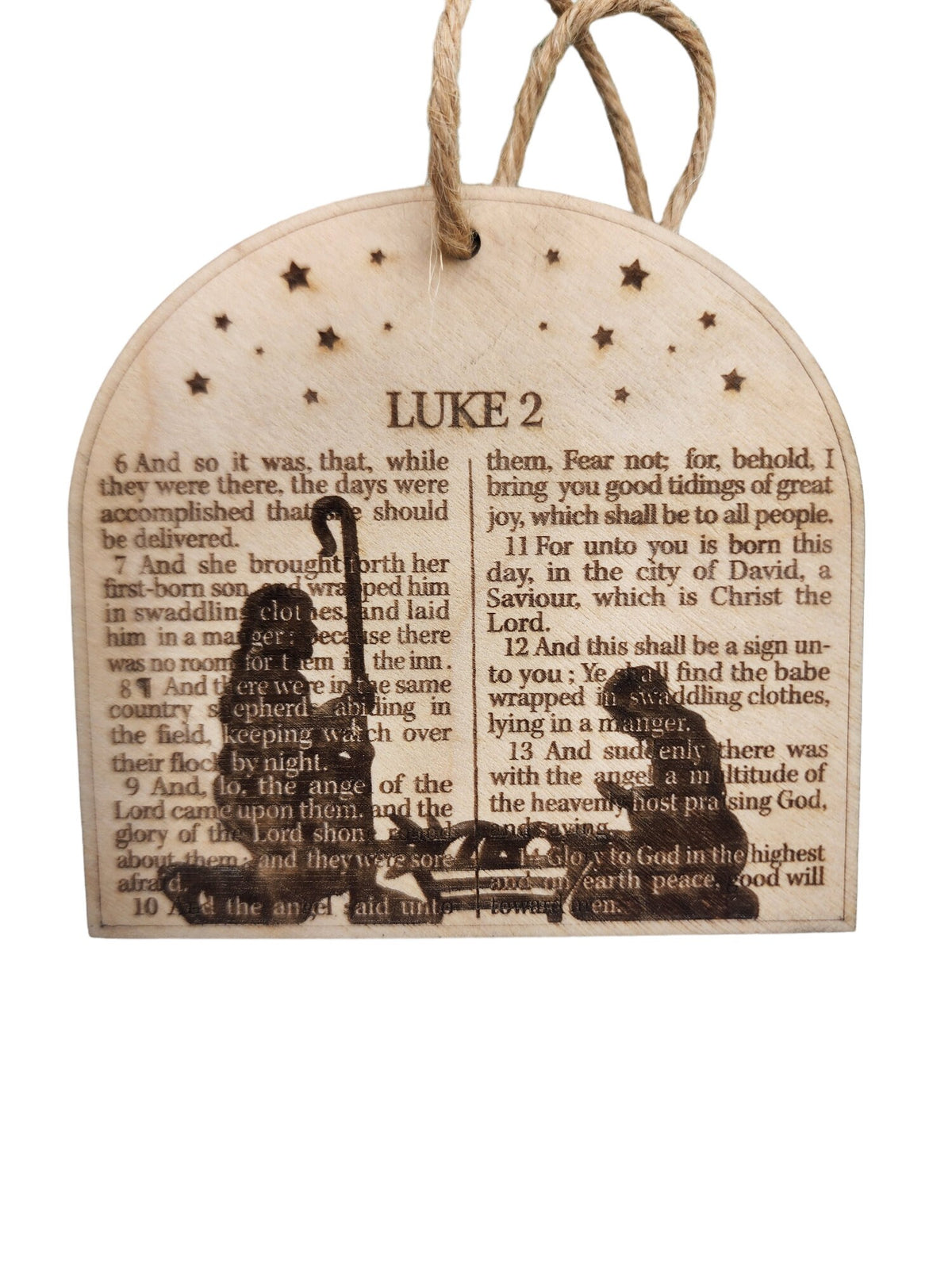 Nativity Christmas Ornament, Christian Bible Ornament Gift, Christmas Nativity Ornament, 3D Nativity, Nativity Scene, Baby Je