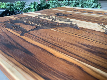 Smoke That XL Cutting Board, I'd Smoke That Cutting Board Meat Temp Guide, Gift for Dad, Grilling gift, Grilling chopping blo