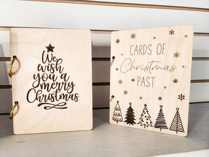Personalized Christmas Card Holder, Cards of Christmas Past, Greeting Card Holder