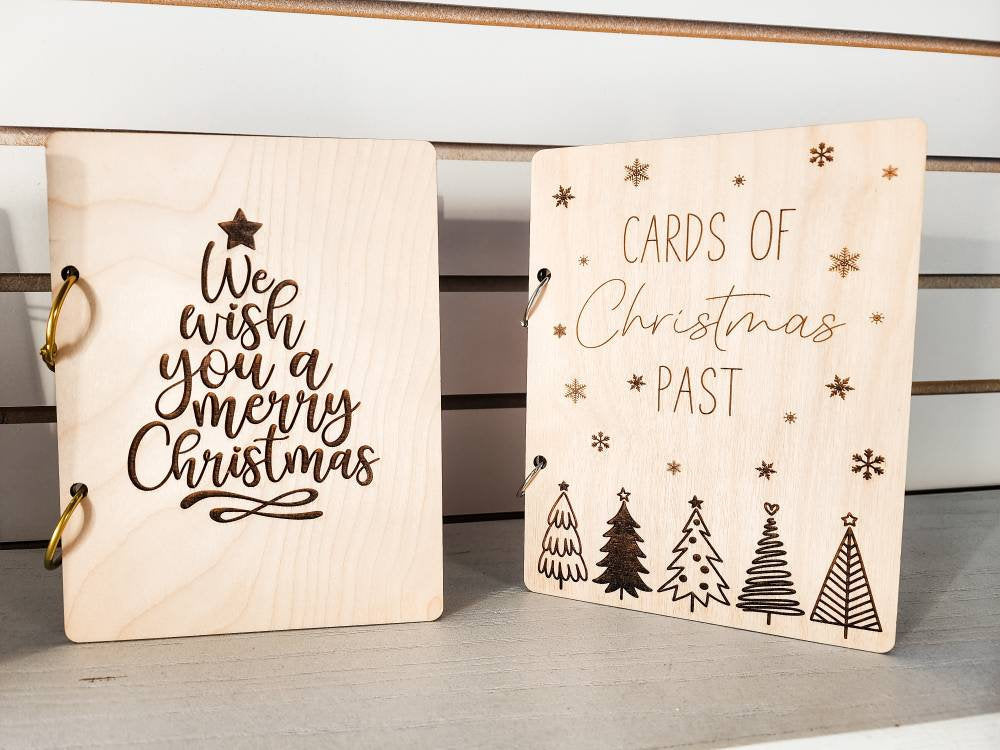 Christmas Card Holder, Greeting Card Keeper, Birthday, Wedding Card Display Storage, Card Album, Christmas Keepsake Gift whit