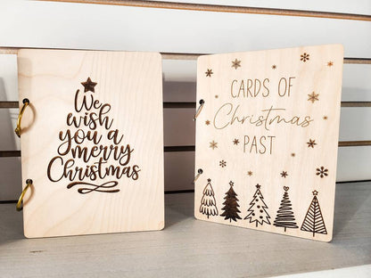 Christmas Card Holder, Greeting Card Keeper, Birthday, Wedding Card Display Storage, Card Album, Christmas Keepsake Gift whit