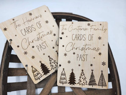 Personalized Birthday Card Holder, Greeting Cards, Wedding Cards, Cards of Christmas Past  Wood Card Keeper, Special Occasion