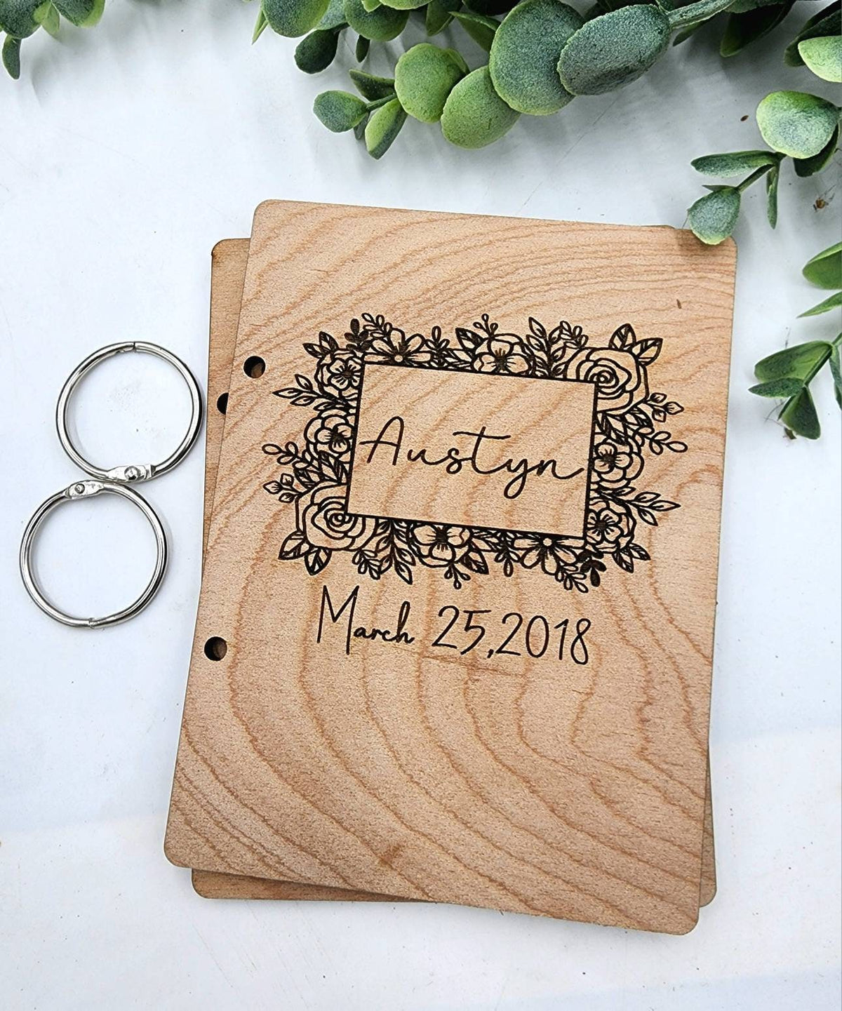 Personalized Christmas Card Holder, Cards of Christmas Past, Greeting Card Holder