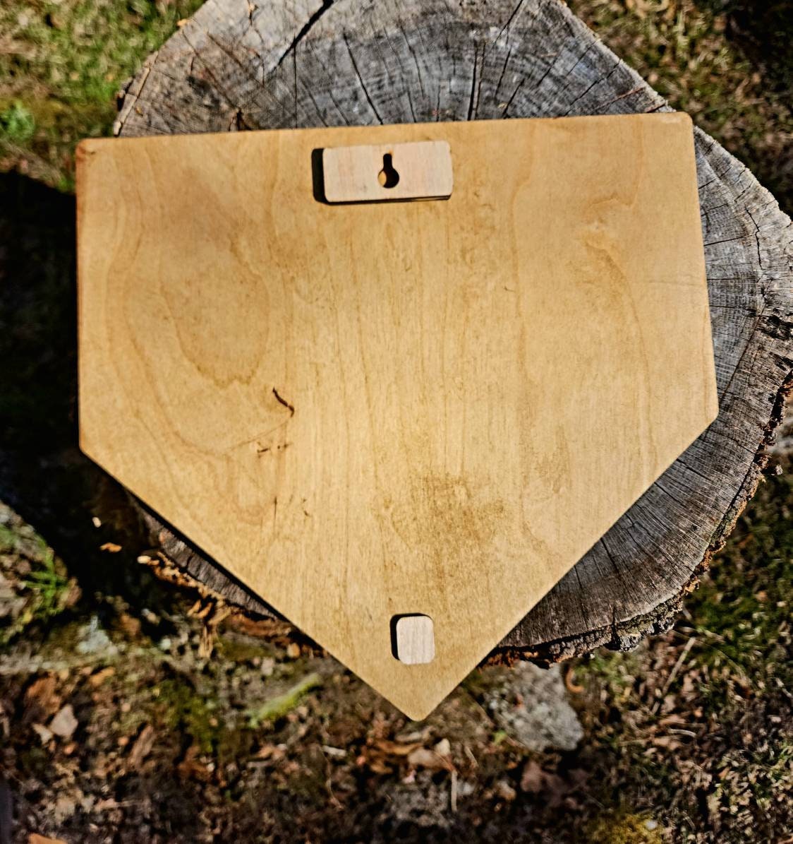 Personalized Baseball Plaque, Engraved Home Plate Wood Award