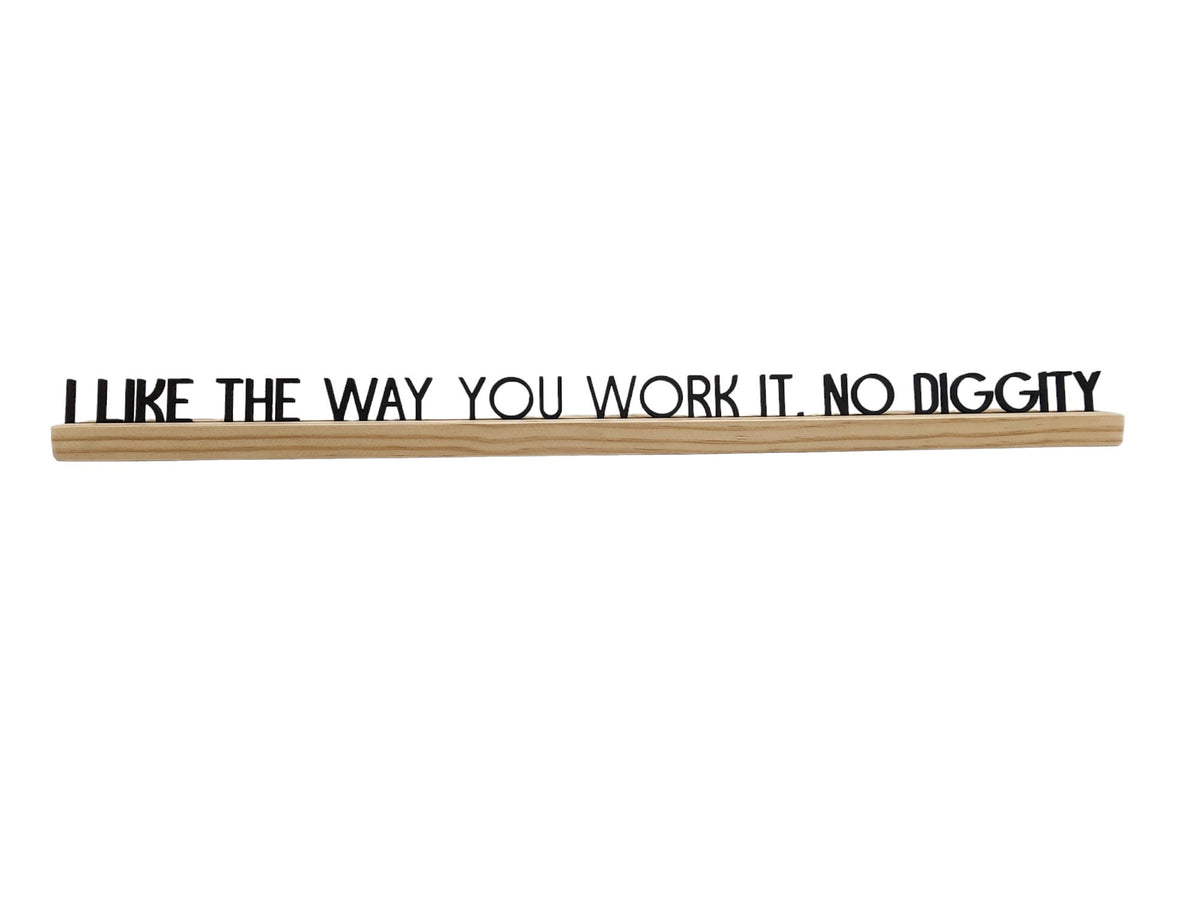 Personalized Desk Name Sign, Custom Wood Letter Ledge, Office Decor