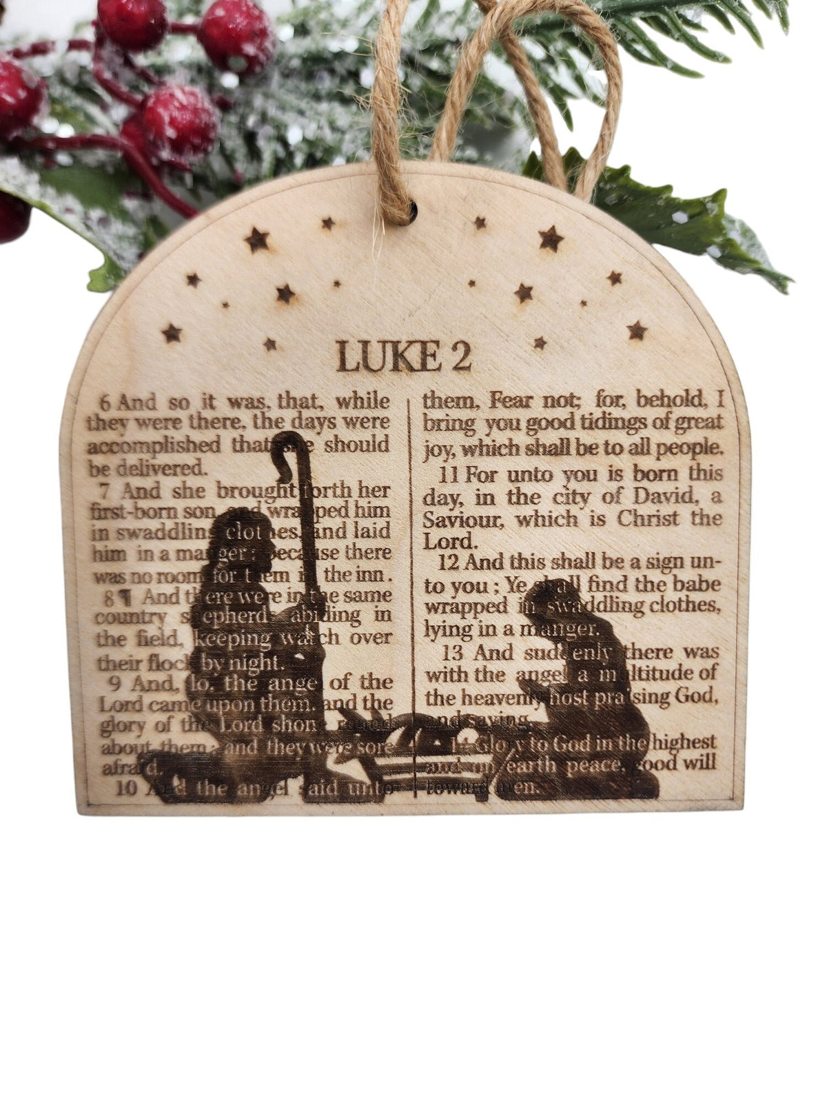 Nativity Christmas Ornament, Christian Bible Ornament Gift, Christmas Nativity Ornament, 3D Nativity, Nativity Scene, Baby Je