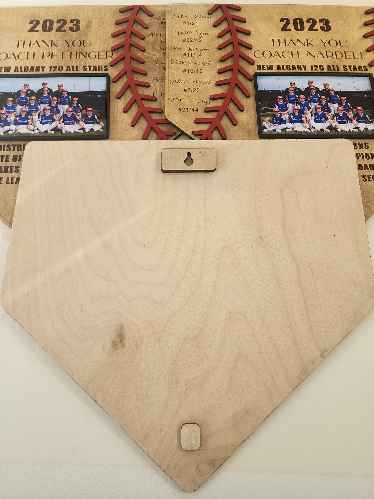 Customized Baseball Plaque Frame, Thank You Coach Gift 2026, Team picture frame, End of Season Coach Gift