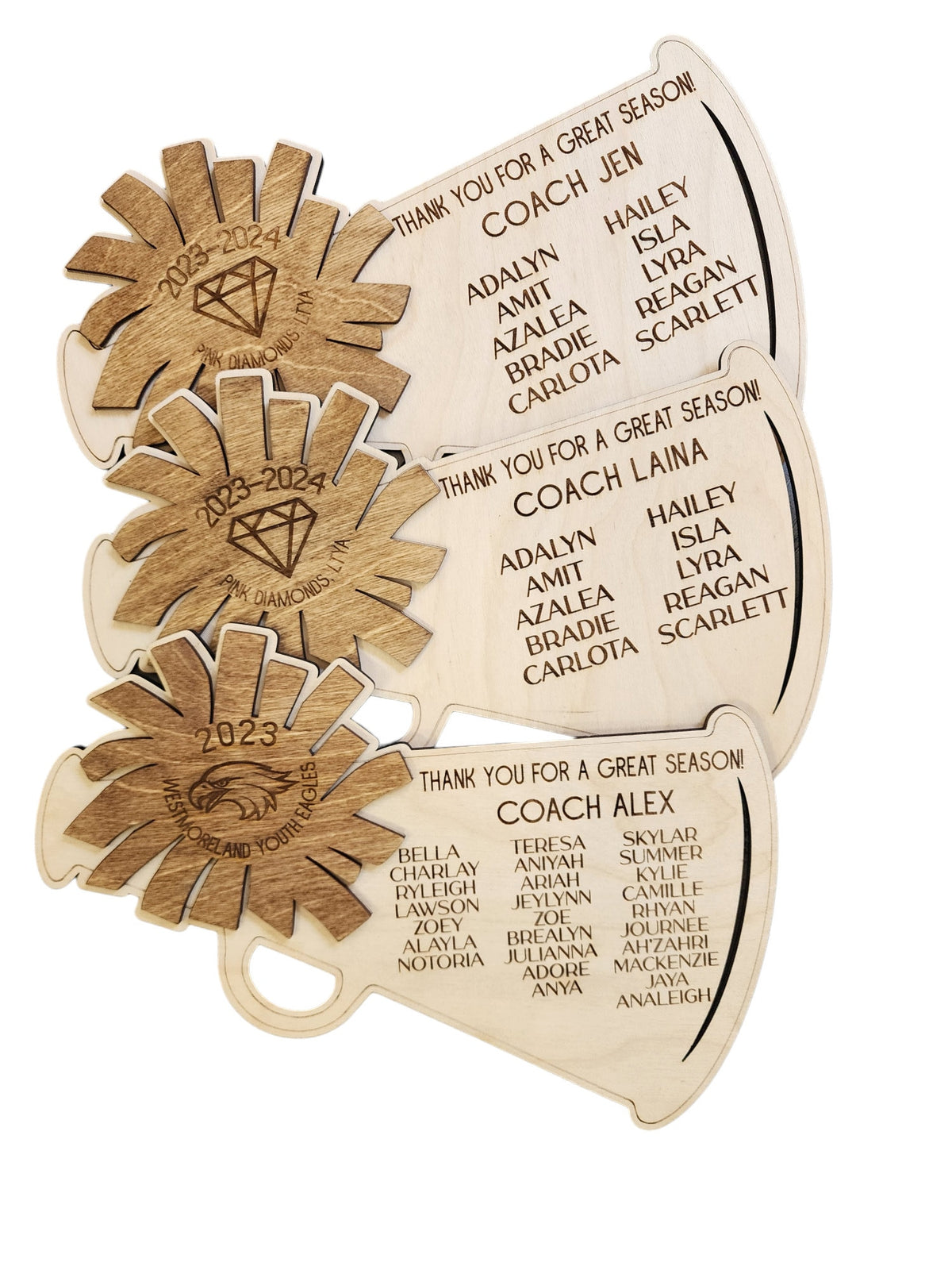 Cheer Coach Gift, Cheerleading Plaque,  team gift to coach, great season award, Thank You Coach 2025 2026 Cheer