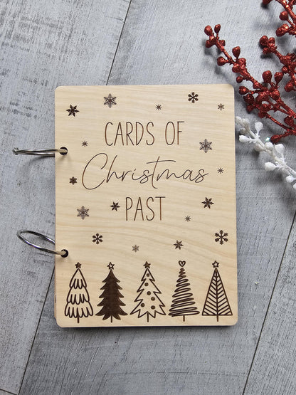Personalized Christmas Card Holder, Cards of Christmas Past, Greeting Card Holder