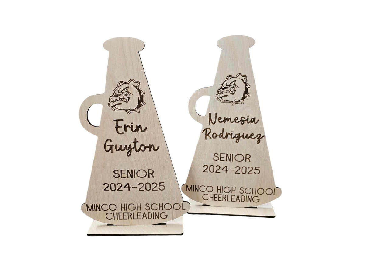 Personalized Cheer Gift, Custom Cheer Megaphone, Cheerleading Senior Night 2026 Senior Cheer Gift, Football Cheerleading, Per