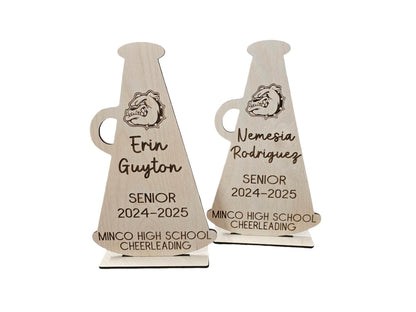 Personalized Cheer Gift, Custom Cheer Megaphone, Cheerleading Senior Night 2026 Senior Cheer Gift, Football Cheerleading, Per