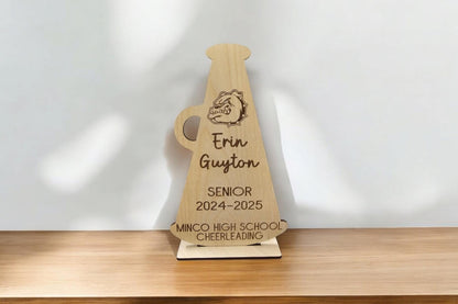 Personalized Cheer Gift, Custom Cheer Megaphone, Cheerleading Senior Night 2026 Senior Cheer Gift, Football Cheerleading, Per