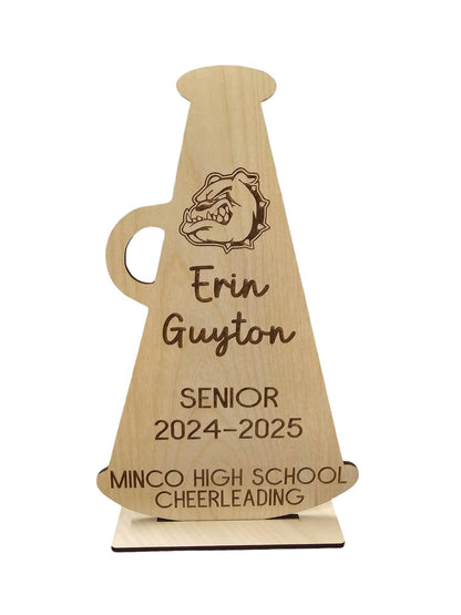 Personalized Cheer Gift, Custom Cheer Megaphone, Cheerleading Senior Night 2026 Senior Cheer Gift, Football Cheerleading, Per