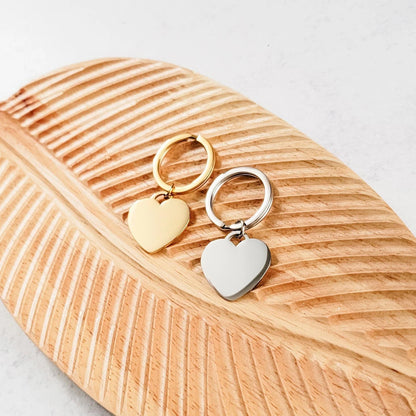 Personalized Stainless-Steel Heart-Shaped Necklace with Your Handwritten Words, Sentimental Custom Engraved Jewelry, Engraved