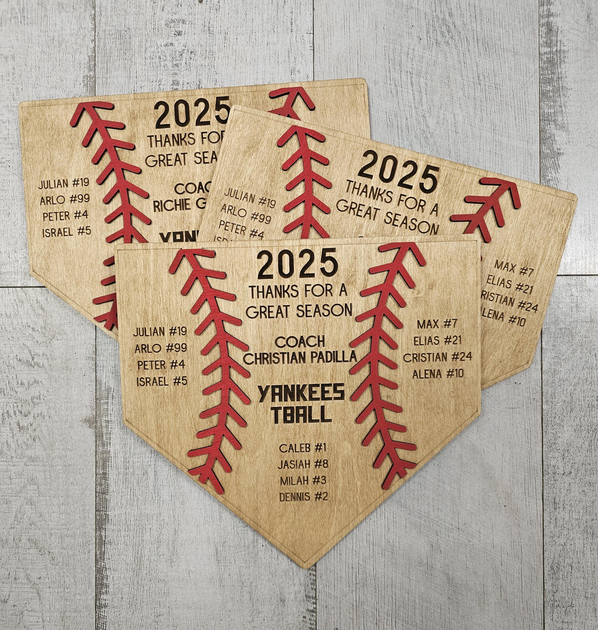 Personalized Baseball Coach's Gift, Thanks For A Great Season Award 2026, End of Season Coach Gift, Custom Baseball Coach Gif