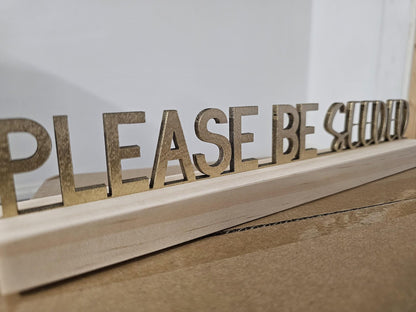 Custom Quote Desktop Sayings, Tabletop quotes, Wood Letter Ledge, Funny Desk Sign, Interchangeable sign, Statement Personaliz