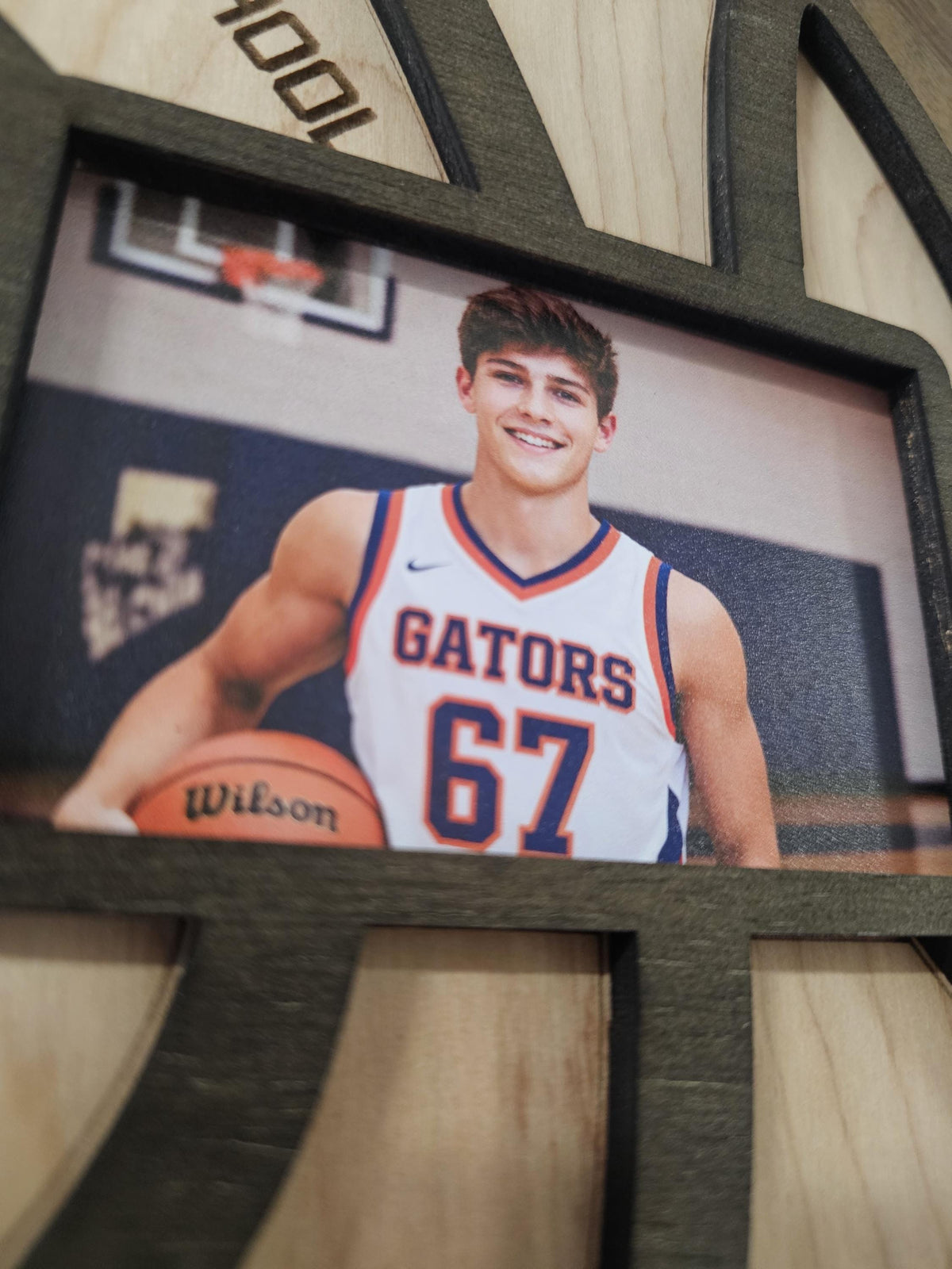 Basketball Coach Gift | Personalized Team Photo Wood Sign | Custom Coach Appreciation Gift End of 2026 Season Basketball Keep