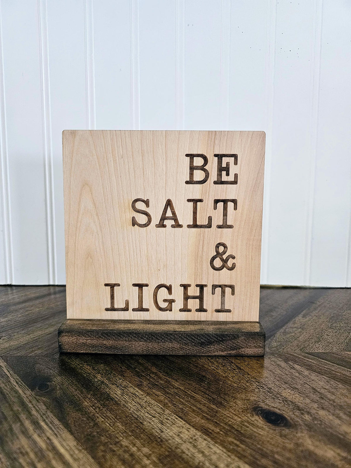 Custom Wooden Text Sign | Personalized Mini Desk Sign | Personalized Desk Decor Shelf Sign | Custom Engraved Wood Plaque