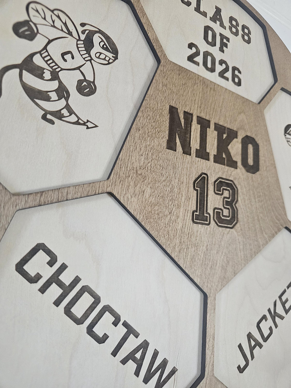 Personalized Soccer Player Trophy Plaque | Custom Wood Soccer Team Award | End of Season Gift | Soccer Banquet Award | Player