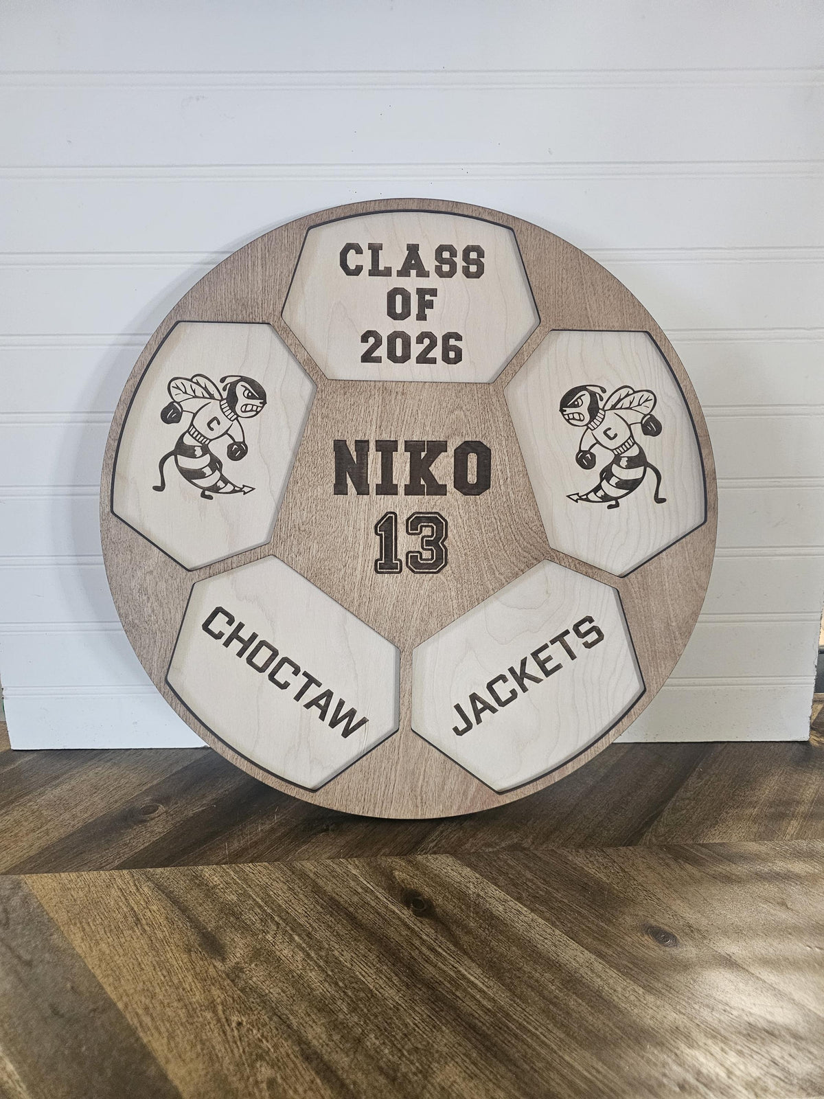 Senior Soccer Player Plaque, Personalized Soccer Player Senior Night Gift, Class of 2027 Personalized soccer team Custom Socc