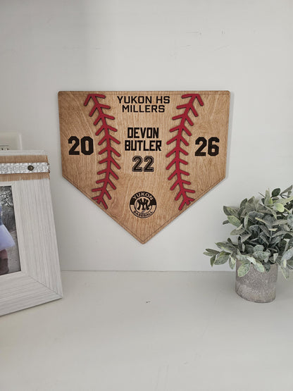 Custom Baseball Senior Night Gift, Personalized Baseball Player Senior Year Gift 2026 Baseball Grad