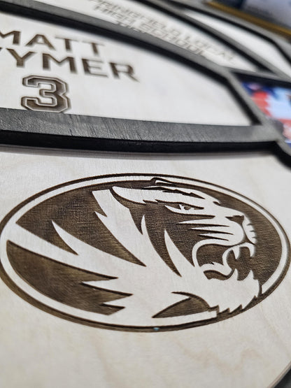 Personalized Soccer Senior Plaque | Senior Night Gift | Custom Photo Soccer Sign | Graduation Soccer Decor | Engraved Wood So