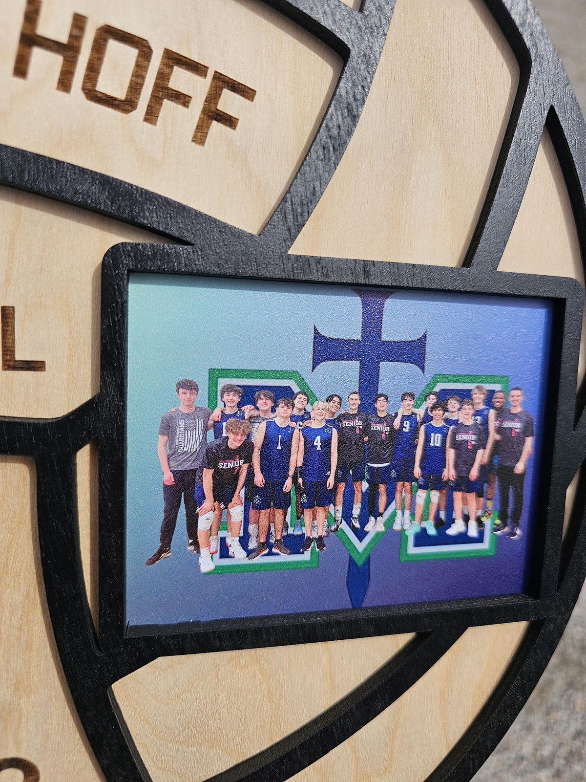 Personalized Volleyball Senior Night Gift | Custom Volleyball Plaque with Photo | Senior 2026 Sign | Volleyball Player Gift |