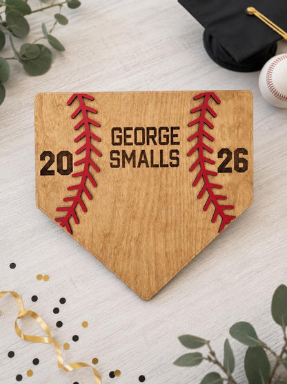 Personalized Baseball Guest Book Sign | Custom Baseball Guest Book | Home Plate Signature Board | First Birthday Party Decor 