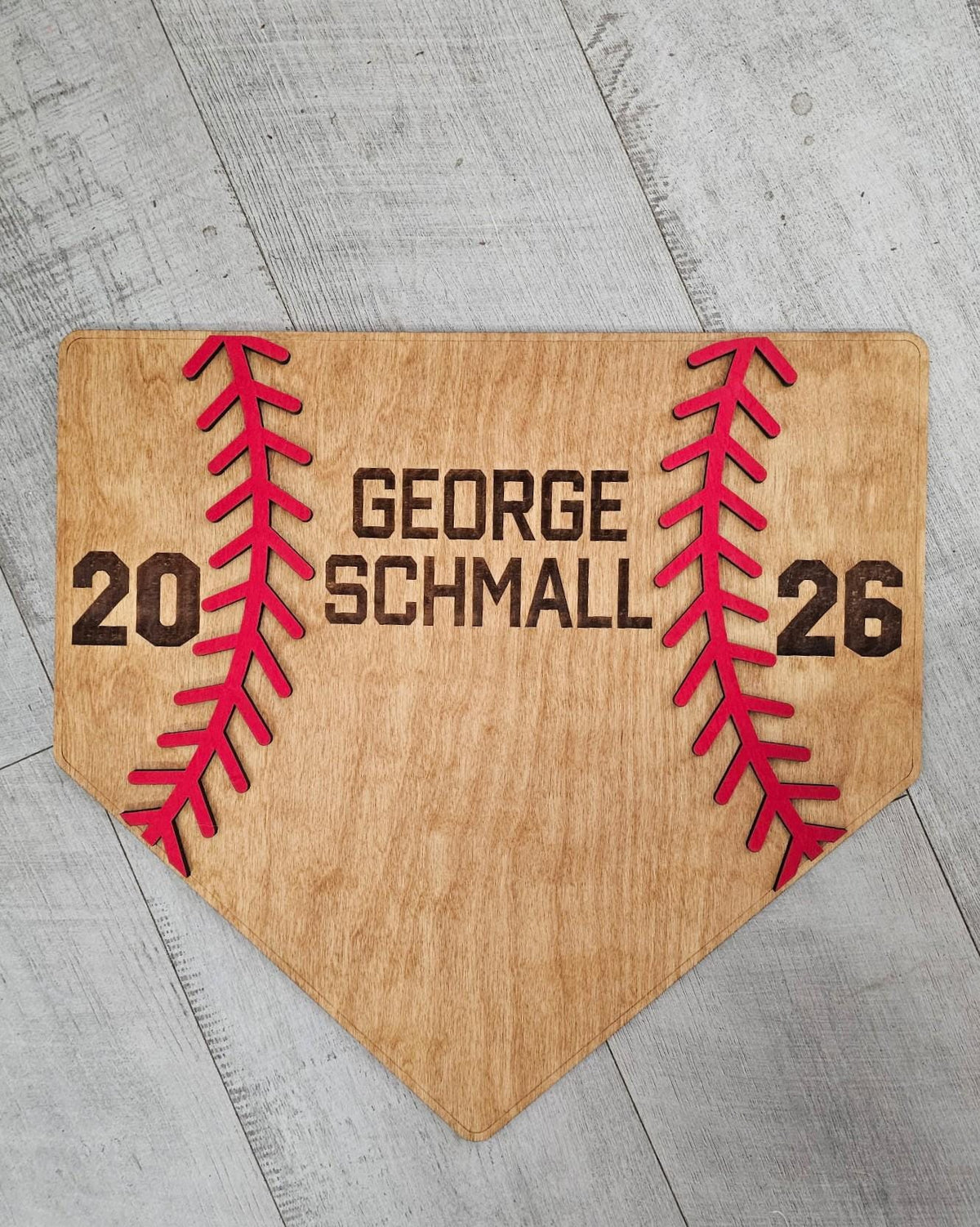 Personalized Baseball Guest Book Sign | Custom Baseball Guest Book | Home Plate Signature Board | First Birthday Party Decor 