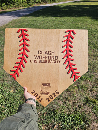 Personalized Baseball Guest Book Sign | Custom Baseball Guest Book | Home Plate Signature Board | First Birthday Party Decor 