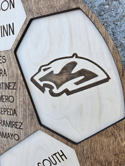 Personalized Soccer Player Trophy Plaque | Custom Wood Soccer Team Award | End of Season Gift | Soccer Banquet Award | Player