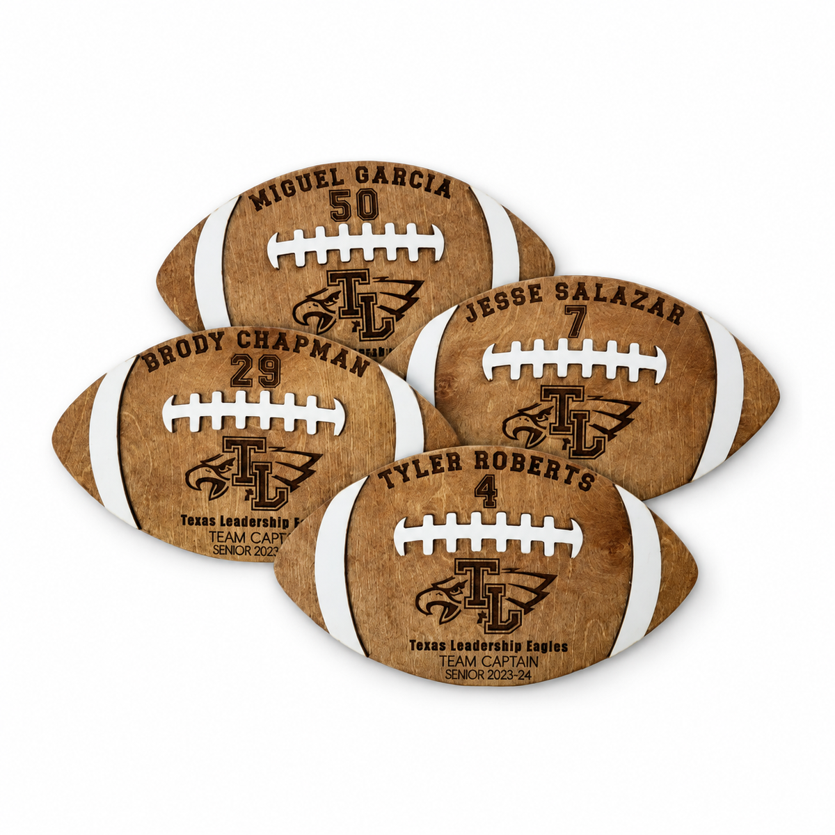 Personalized Football Senior Gift  on a white background