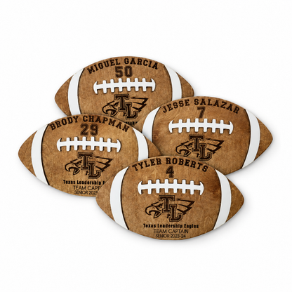 Personalized Football Senior Gift  on a white background